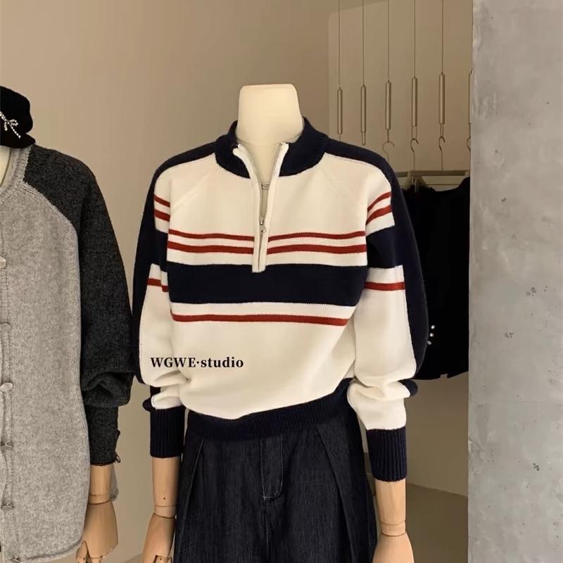 ÁO LEN KẺ STYLE KOREAN CHUẨN TAG WG.WE - @Reecicime 1