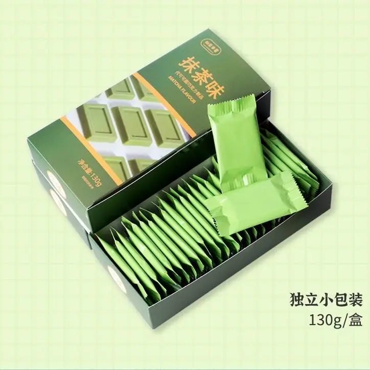 Socola matcha 130g không ngọt gắt đậm vị matcha kẹo tết 0