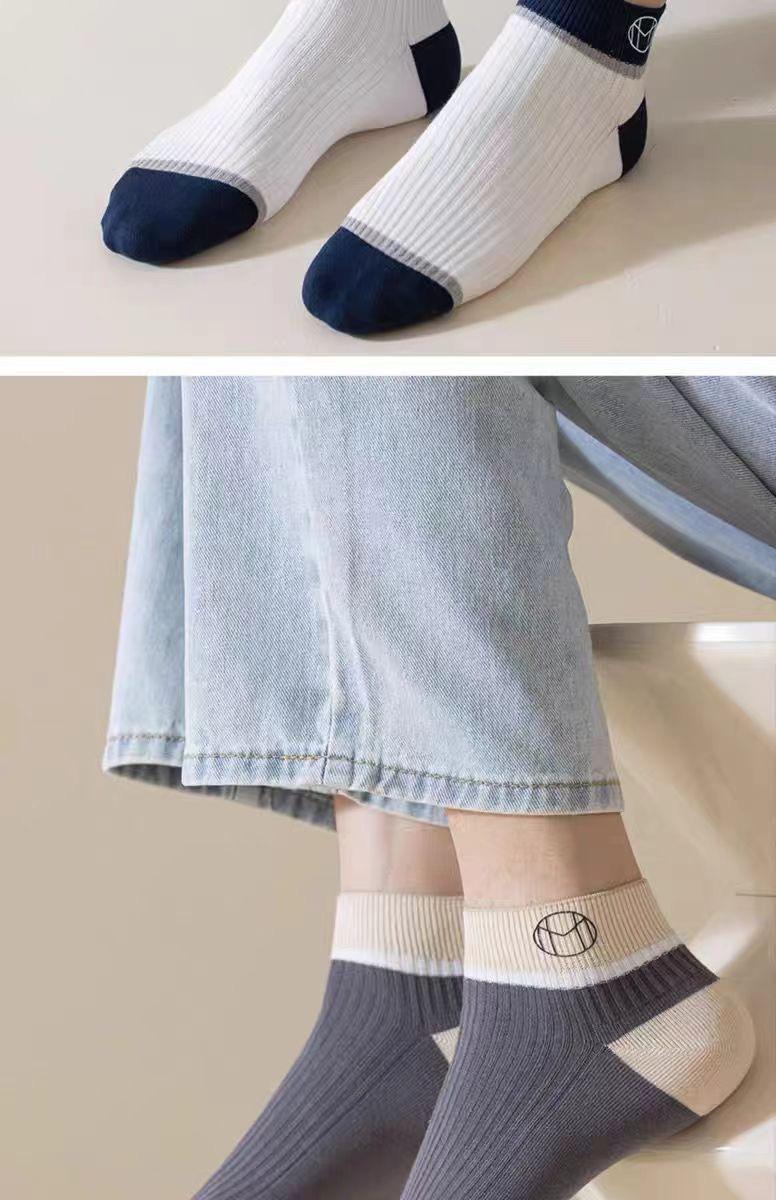 Product Introduction of Tất Nam, Mỏng Và Thoáng Khí, Thích Hợp Cho Mùa Hè, Thấm Hút Mồ Hôi, Khử Mùi, Phong Cách Thể Thao, Cổ Thấp Hợp Xu hướng, Bộ 10 Chiếc 16