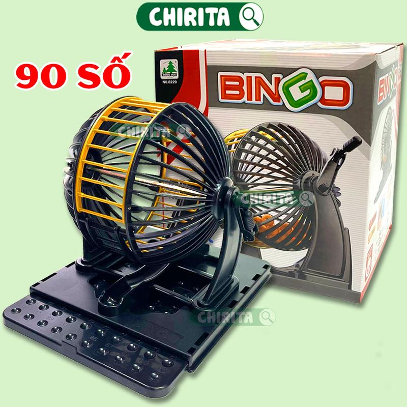  Đồ Chơi Lồng Quay Lô Tô Lớn Bingo 90 Số Chirita bingo  board 
