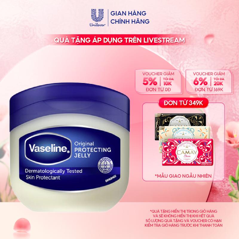 [Unilever International] Sáp dưỡng ẩm Vaseline Petroleum 100ml phục hồi da khô nứt nẻ