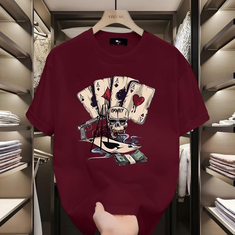  Áo Thun Ngoại Cỡ Thiết Kế Dáng Rộng Vui Nhộn Chất Liệu Cotton ngắn Tay Cổ Thuyền Áo Nam Nữ Unisex Áo Ngắn Tay Thiết Kế Đẹp 