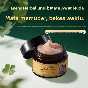 Krim Mata Herbal Anti-Kerut Pengencang Ousi Yun Paket Salon Kecantikan Melembapkan Menghidrasi Memudarkan Kantung Mata Lingkaran Hitam Perawatan Mata
