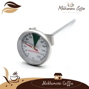 Mokhastock Termometer Kopi Mini Milk Frothing Manual Milky Way