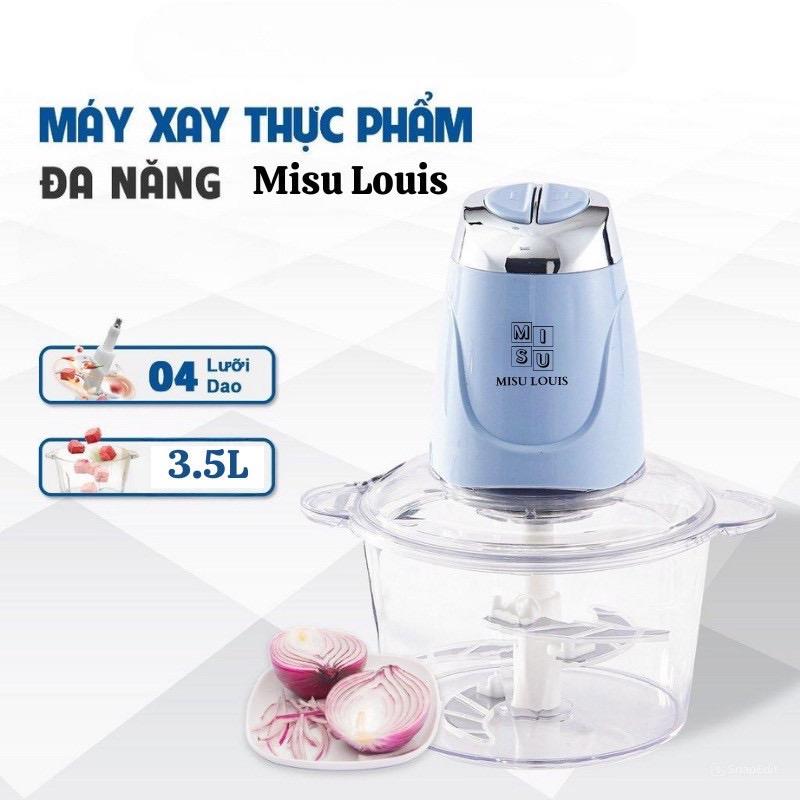 Thực Phẩm Đa Năng MS 002 Công Suất Lớn 1800W Sinh Tố thịt máy xay misu louis