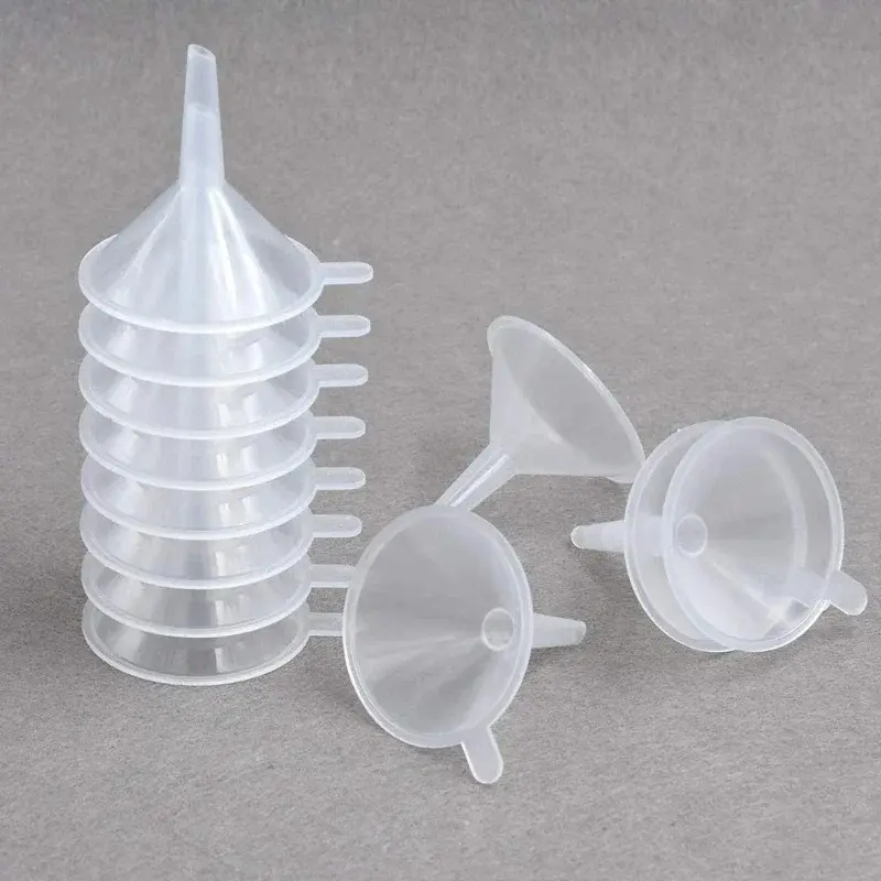 Mini Funnels Plastic Small Suit for Essential Oil Bottles Empty Lipgloss Tube Perfume