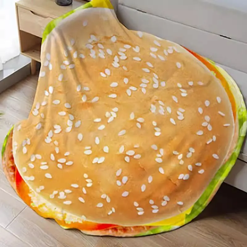 Chăn Pancake Lớn, Chăn Pizza Pancake Vui Nhộn Và Độc Đáo, Lót Lông Cừu, Chăn Điều Hòa Không Khí, Chăn Ngủ Trưa Văn Phòng, Bộ Sưu Tập Năm 2025, Có Thể Hấp Dẫn Hơn 21k Người Dùng 7