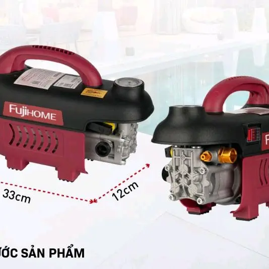 MÁY XỊT RỬA ĐA NĂNG, Máy rửa xe mô tơ cảm ứng từ FujiHOME PWX1A , máy  rửa  xe , máy xịt rửa chuồng trại, máy tưới cây mayrua xegiadinh may ru 2