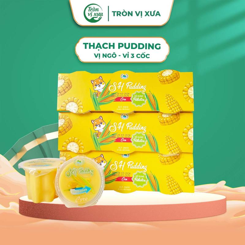Thạch Pudding vị Ngô và Hương Đào sánh mịn thơm lừng vỉ 3 cố - TikTok ...