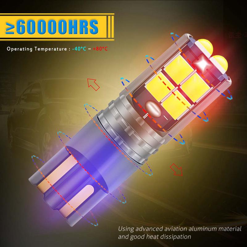 Đèn Led Công Viên, T10, 12V và 24V, Tương thích với Xe Tải, Xe Máy, Xe Tay Ga và Ô Tô, Đèn Vị Trí T10 W5W, Đèn Biển Số, Chức Năng DRL 7