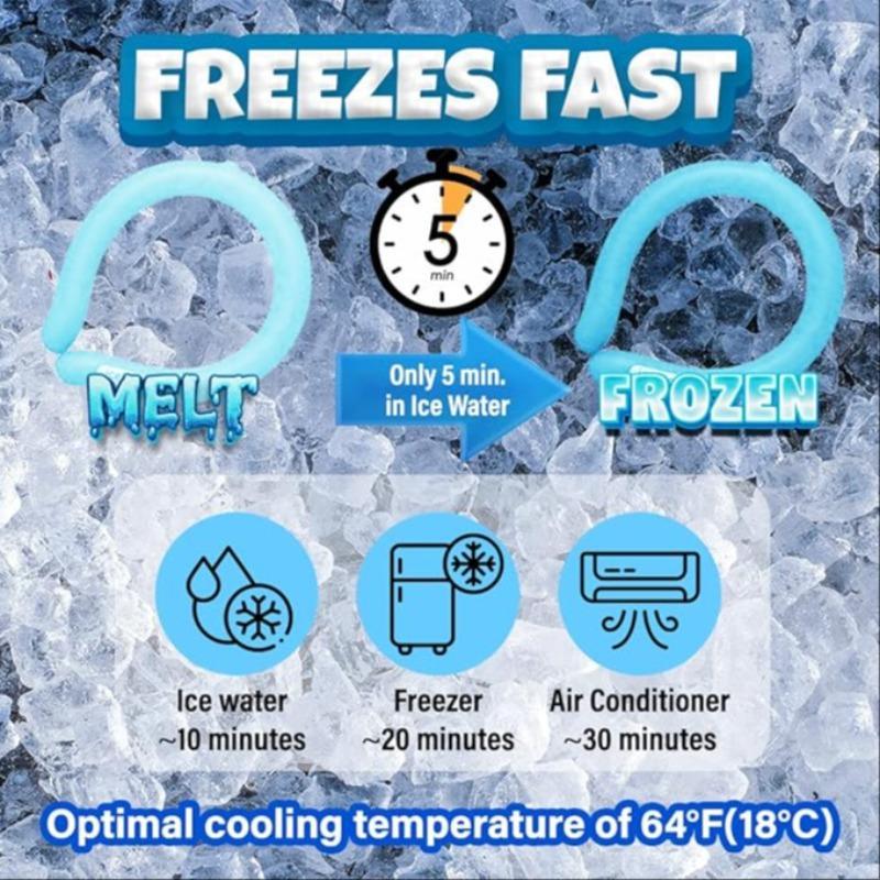 Product Introduction of Ice Neckband, Ice Neck Cooling Band, Cold Compress Ice Neck Wrap, Neck Ice Band, Summer Ice Neckband 3