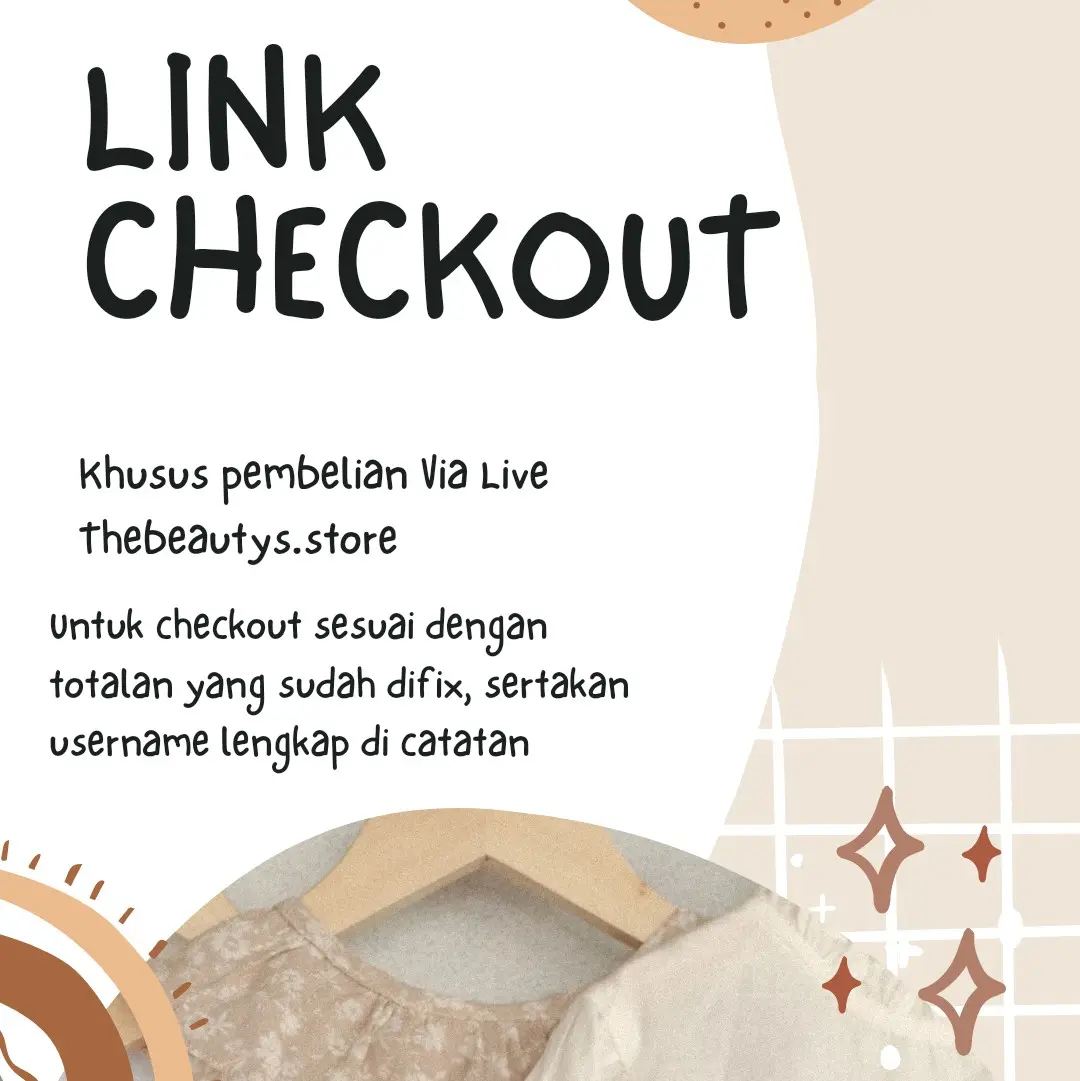 CHECKOUT BAJU LIVE TIKTOK Katun