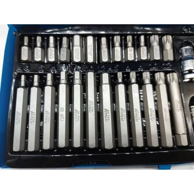 USA 40pcs Allen Wrench Set with Storage Box - 2 Bit Adapters, 7 Hex ...
