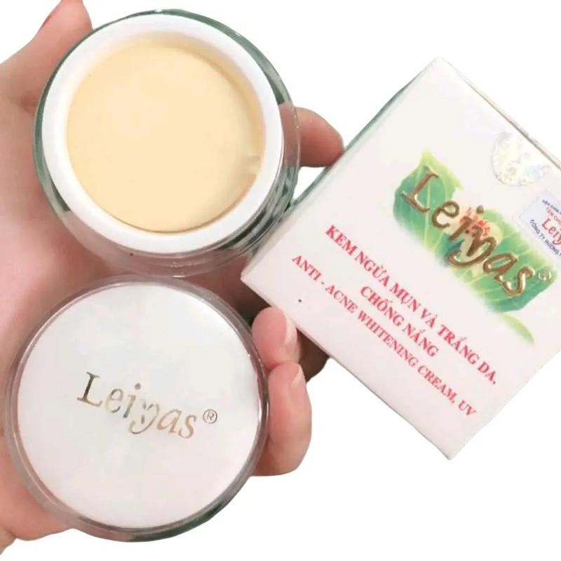 Kem Ngừa Mụn, Dưỡng Trắng, Chống Nắng Leiyas 10g