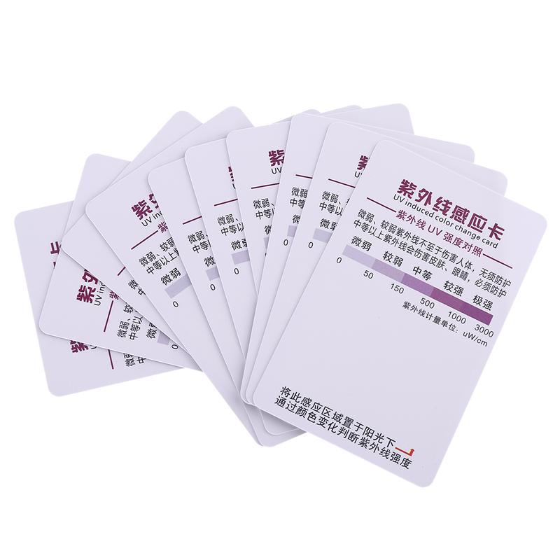 Product Introduction of Professional Quick Test UVB Reptile UV Tester UVB Card Indicator PVC Testing Card Multifunctional Testing Card 58