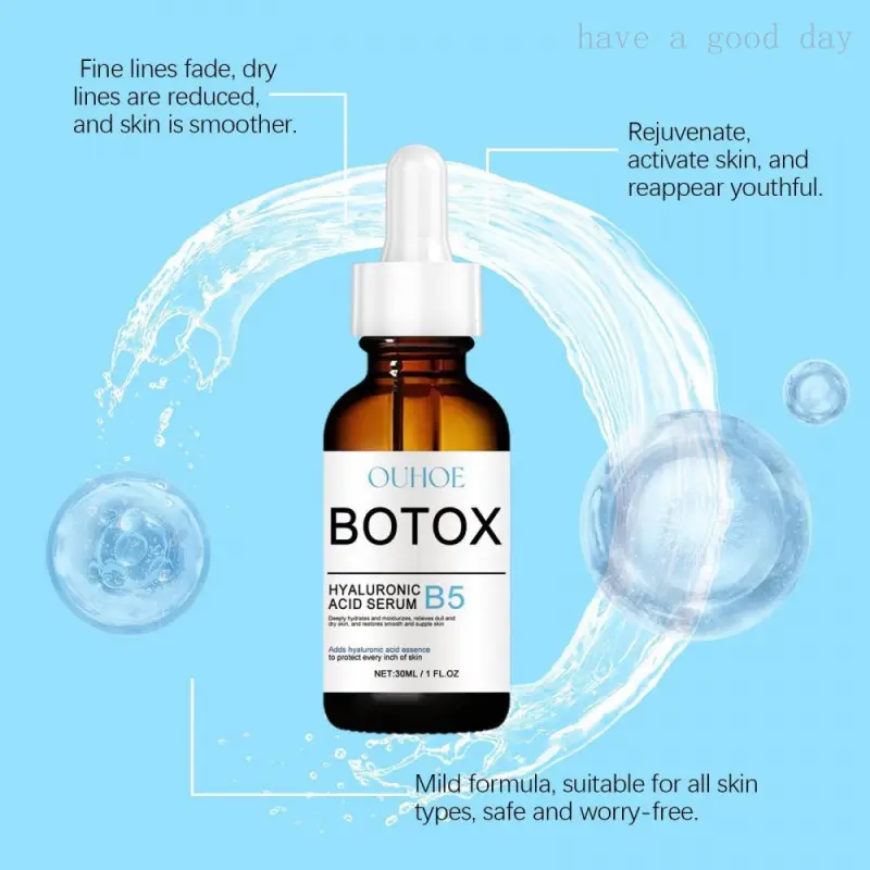 B5 Hyaluronic Acid Serum, 4 Counts/set Moisturizing Facial Skin Care Serum, Hydrating and Nourishing Facial Skin Care Product for Women & Men Comfort Moisturizer 6