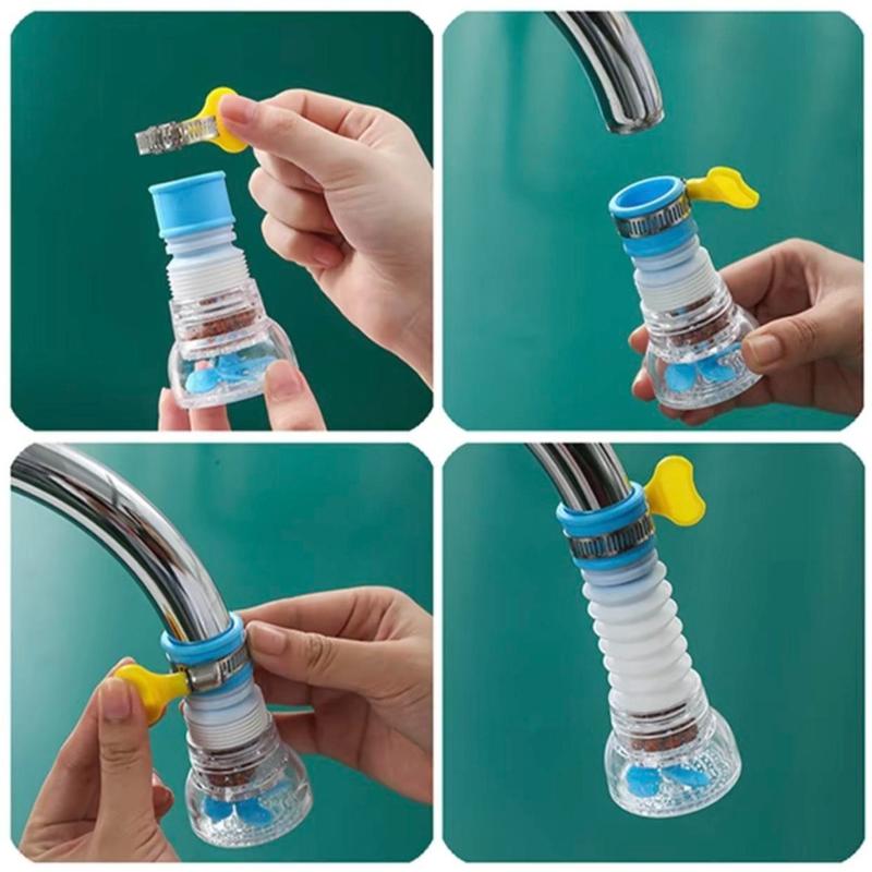 Bộ Lọc Vòi Nước, Chống Bắn Nước, Xoay 360 Độ