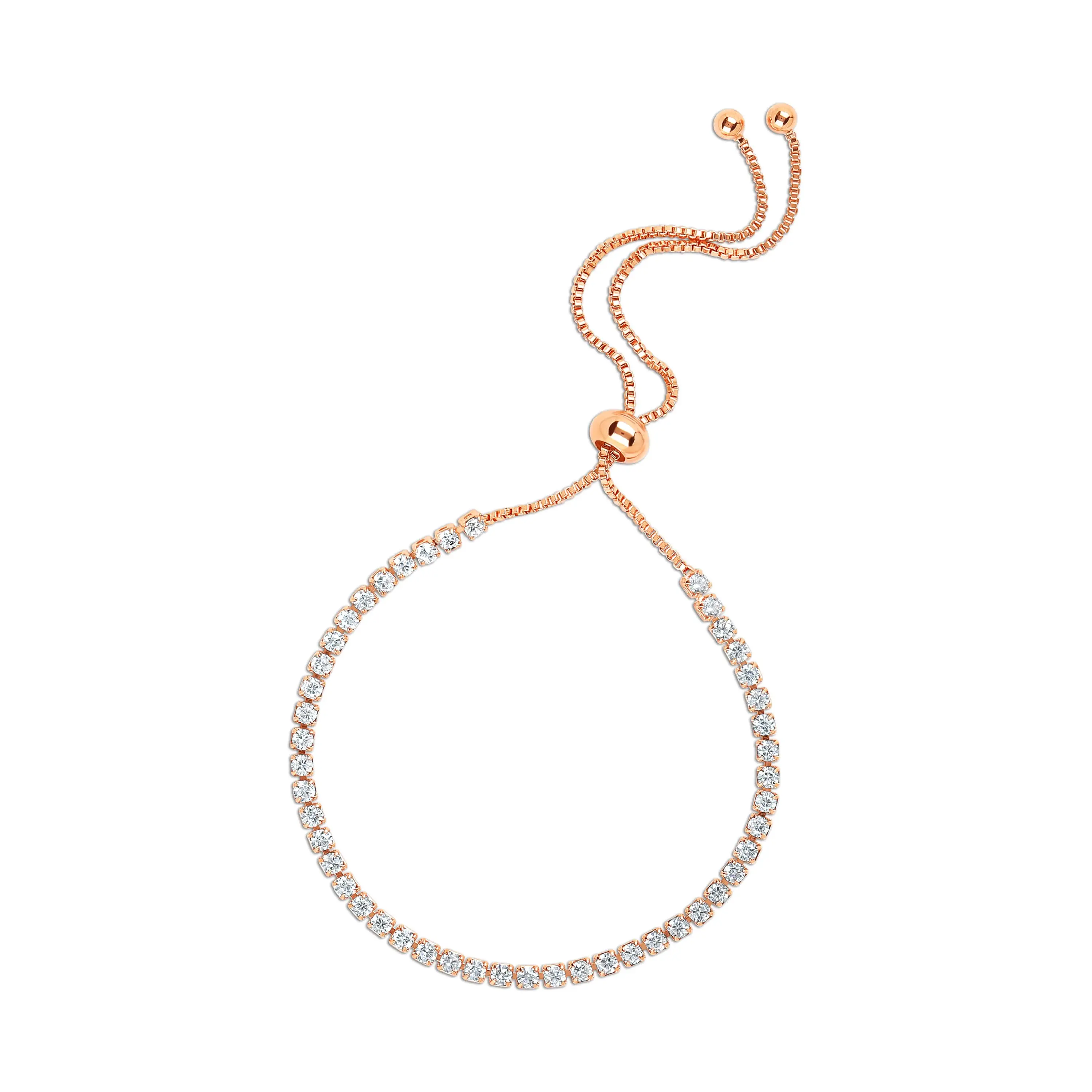 (Rose Gold) Jovie Tennis Bracelet