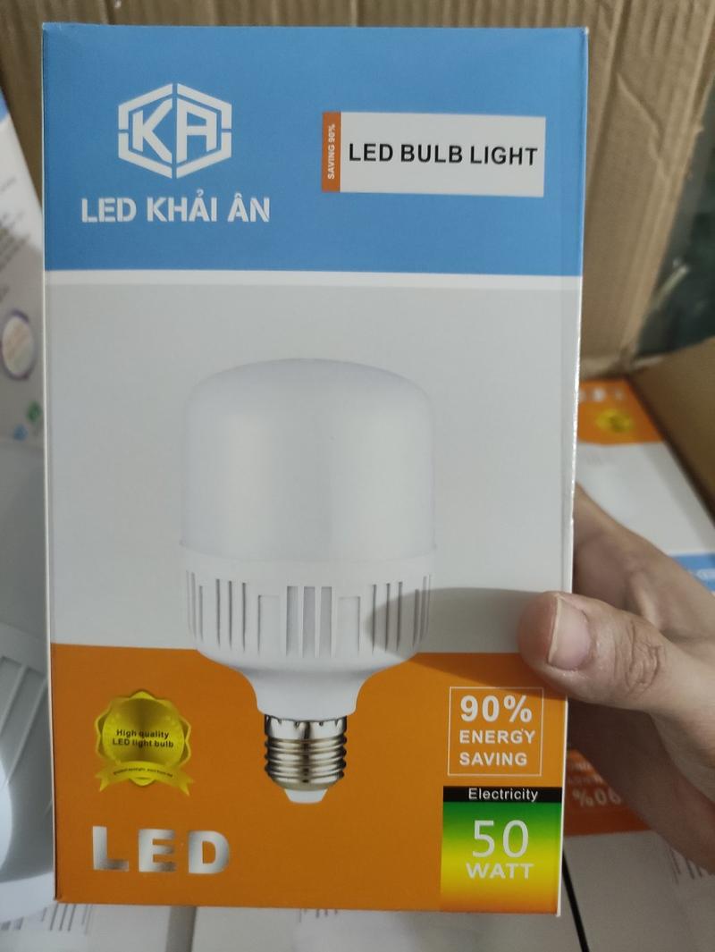 Product Introduction of Combo 2 bóng đèn led 50w KA  ánh sáng trắng bảo hành 2 năm 4