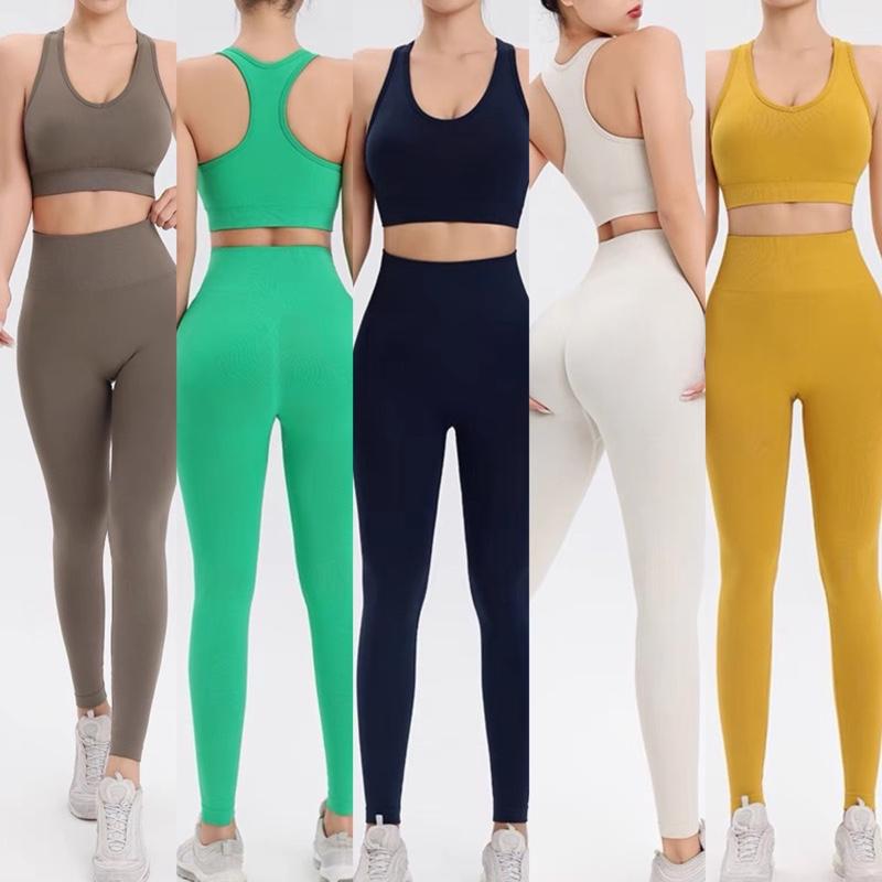 SET đồ tập Bobs chất dệt kim QC ,vải mềm nhẹ, tôn dáng, đủ 6 màu size, form quần dài tôn dáng, mút liền 0