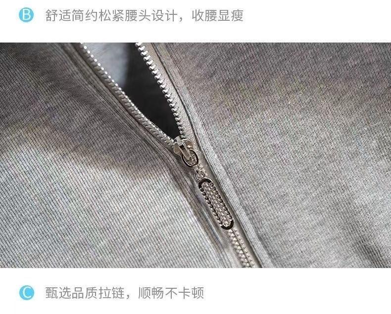 Product Introduction of Autumn and Winter New Women's Casual Sportswear Suit Salt Slim and Tall Looking Thickened Sweater Harem Pants Two-Piece Set 4