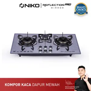Kompor Gas Tanam Niko Reflection Pro Mirror l GARANSI RESMI