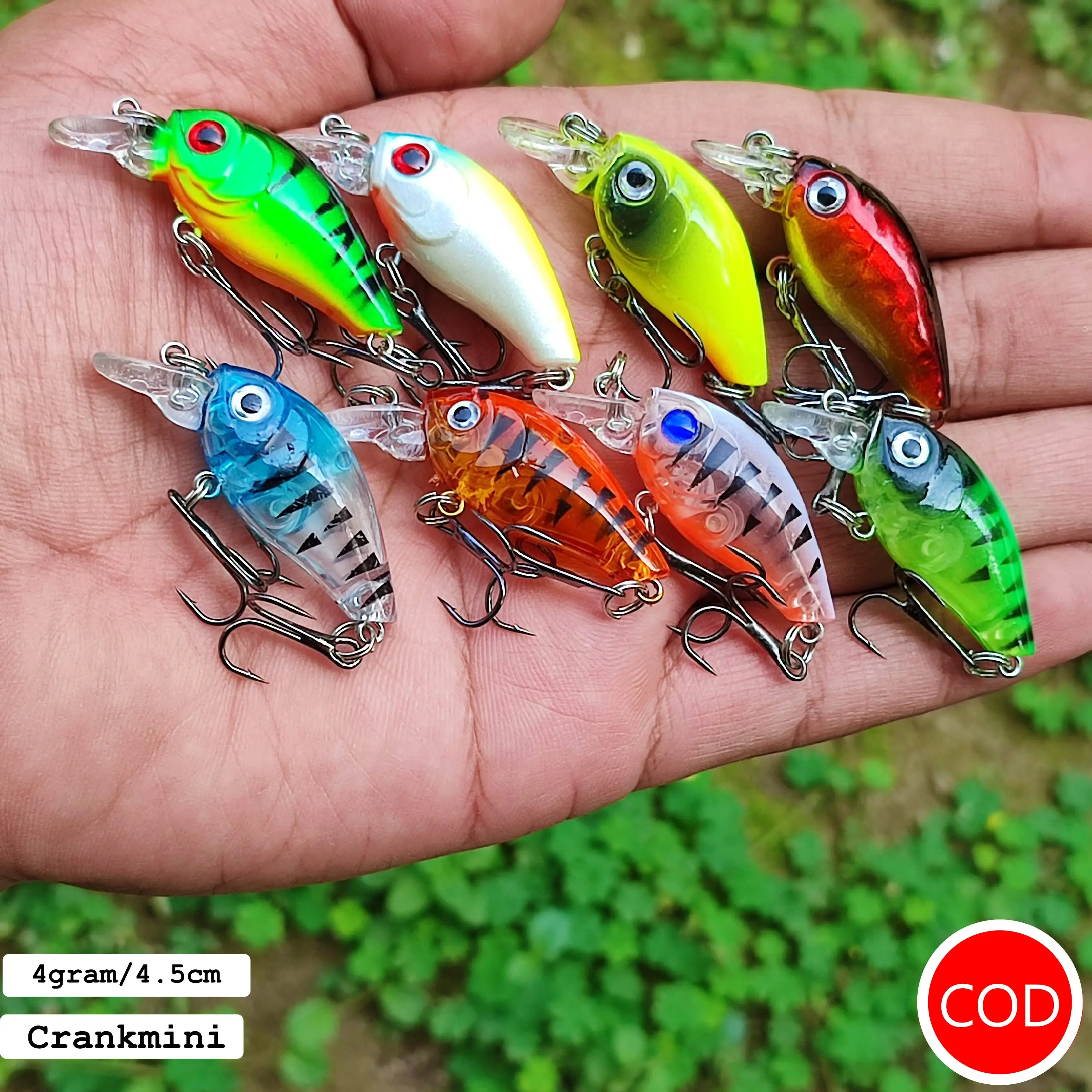 Umpan Pancing Casting Minnow Crankbait Mini 4.5cm/4g Fishing Lure UL Warna Killer