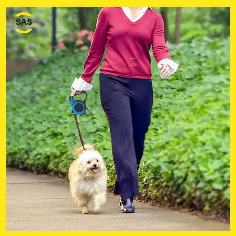 [SAS] Tali Tuntun Hewan / Retractable Dog Leash Anjing Kucing 3Meter & 5Meter Fleksibel dan Otomatis 2