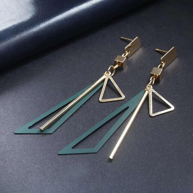 Product Introduction of Simulated Pearl Stud Fashion Long Statement Earrings for Womenn Party Wedding Female Jewelry Gift 13