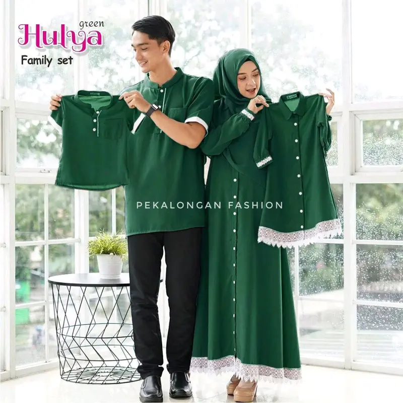 COUUPEL KELUARGA Famili SET /BAJU SET KELUARGA Seragam Polos couple dan lebaran 5