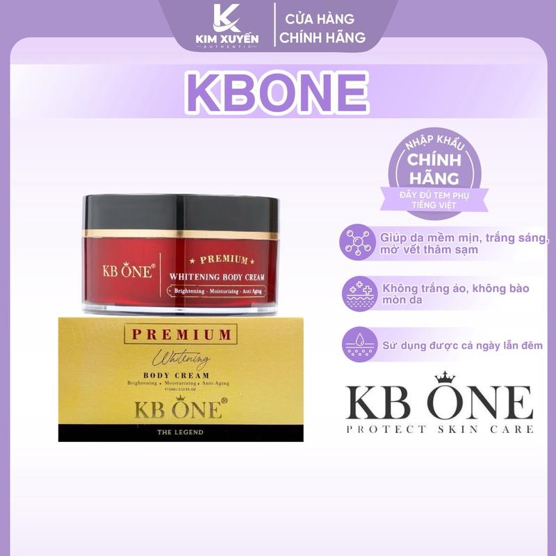 Kem Dưỡng Trắng Toàn Thân Sữa Tuyết KBONE PREMIUM WHITENING 200G Dưỡng Body
