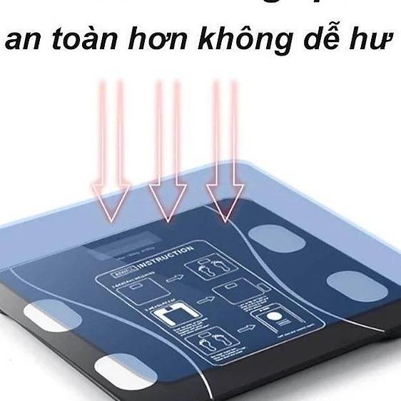 ÂN SỨC KHOẺ - CÂN ĐIỆN TỬ KẾT NỐI BLUETOOTH THÔNG MINH ĐO LƯỢNG MỠ CƠ THỂ - TẢI…