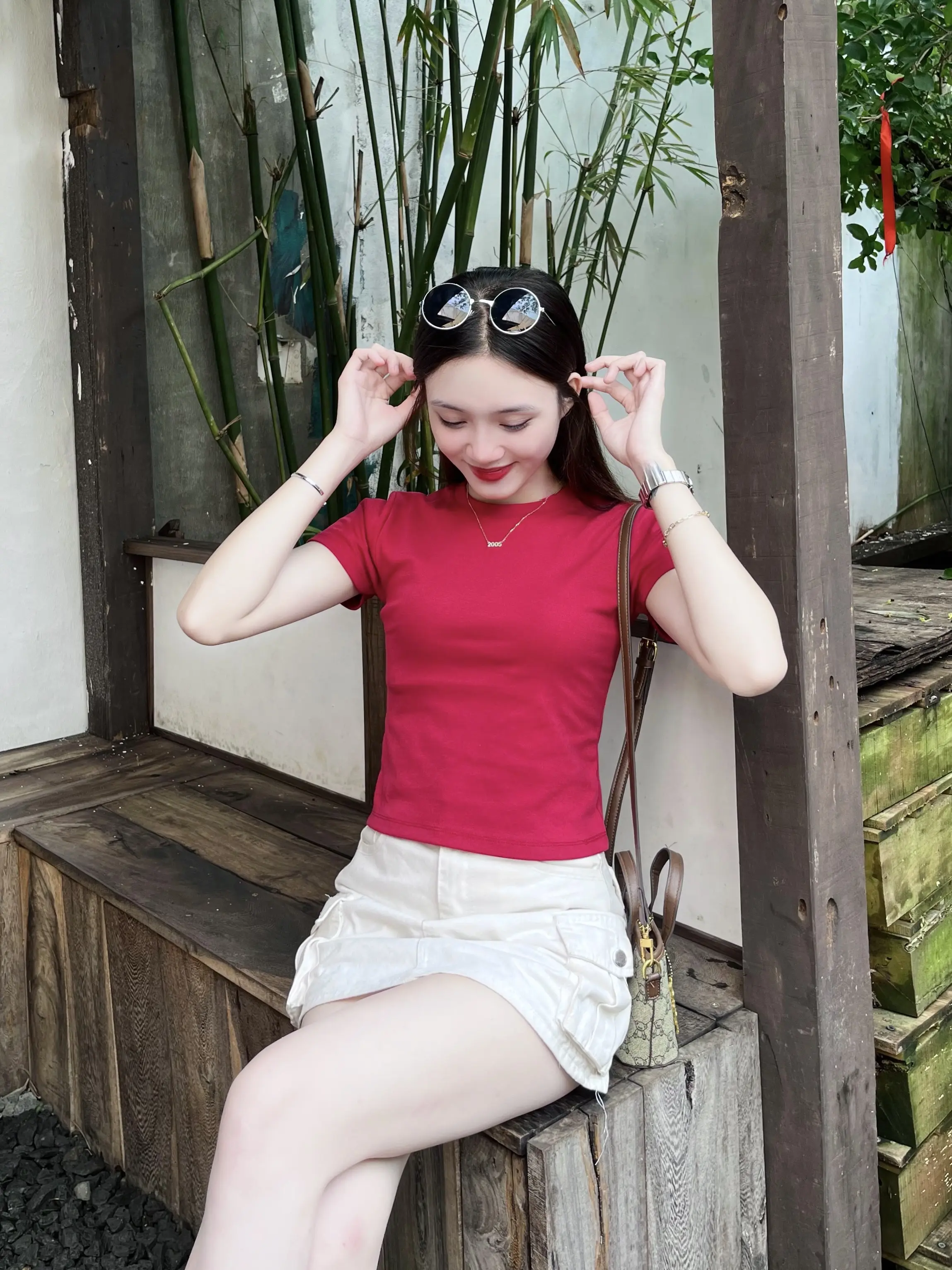 Áo Thun Cotton CROPTOP Mịn Co Giãn 4 Chiều, Thấm Hút Mồ Hôi, Form Ôm babytee | BigBuy360 - bigbuy360.vn