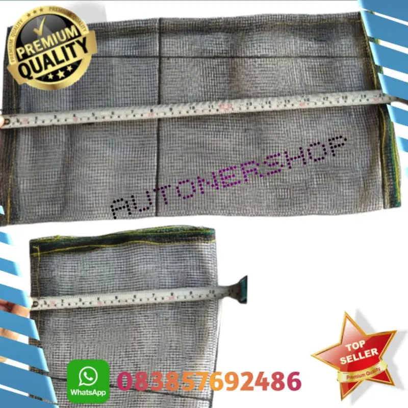 Waring kantong media filter ukuran 55Cm X 27Cm
