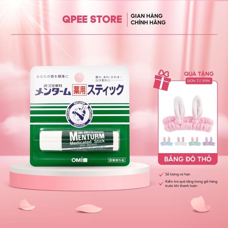 Son dưỡng môi Omi Menturm chống môi khô nứt nẻ - QPEE STORE