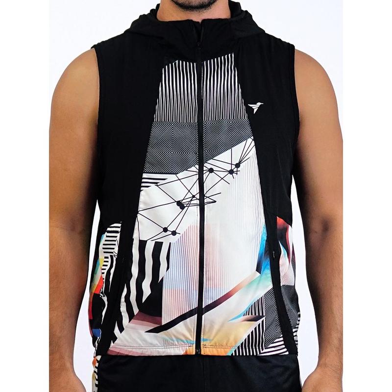 Trijee Vest  / Men / Hoodie / Jacket / DG Vest Unisex - Duochrome Glitch 0