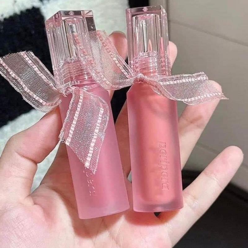 Son Tint Bóng Peripera Water Bare Full màu