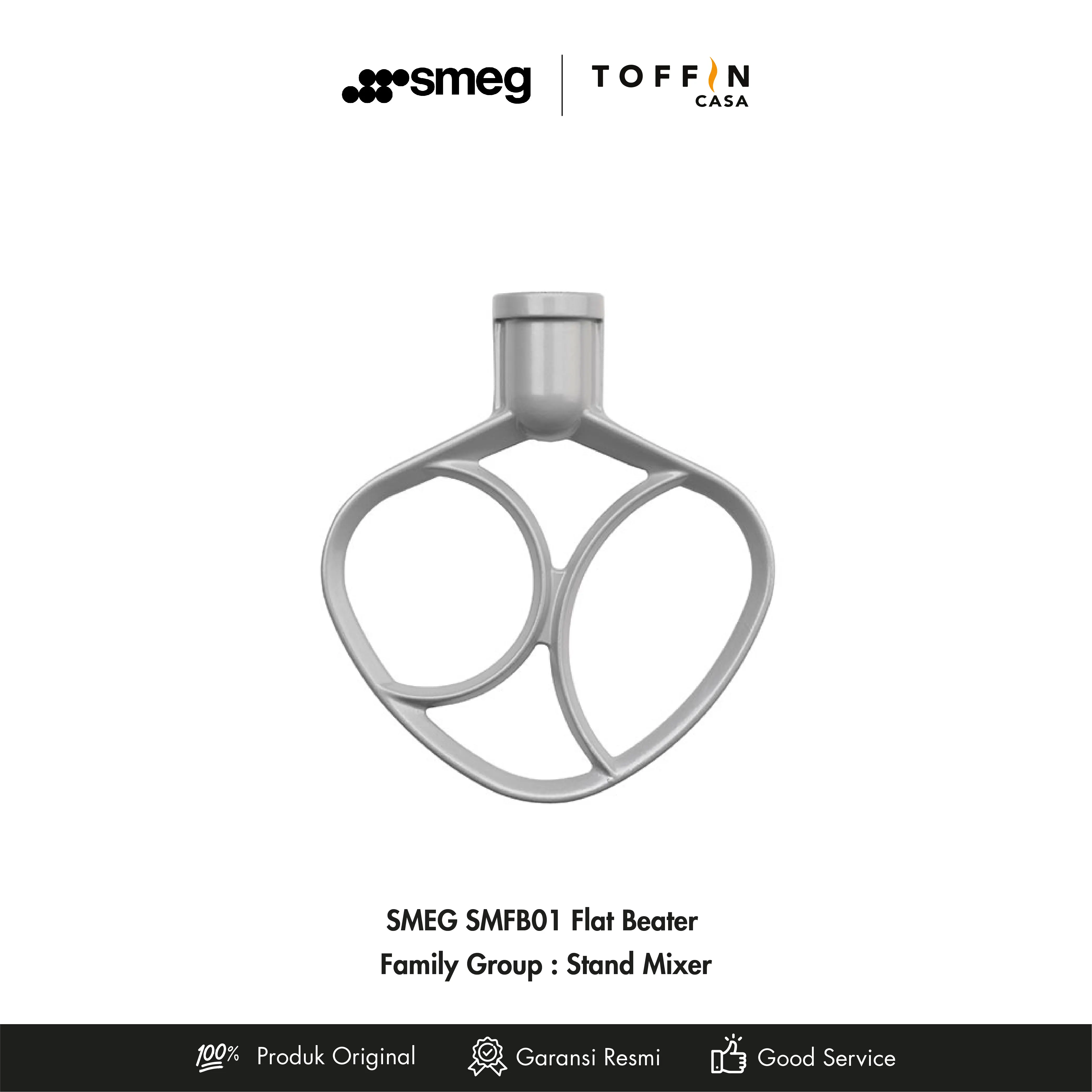 SMEG SMFB01 Flat Beater Accessory for Stand Mixer