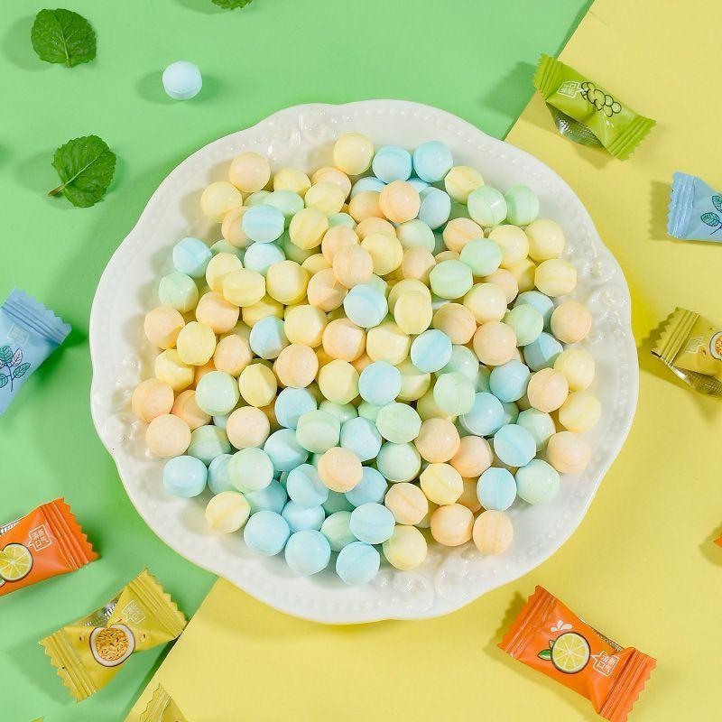 [50g] Kẹo Ngậm Vị Trái Cây Không Đường, Kẹo Ngậm Thơm Miệng, Kẹo Trái Cây Mát Lạnh