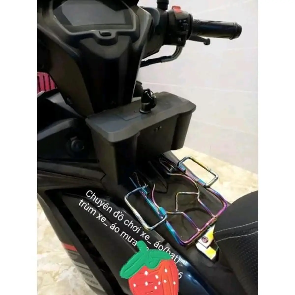 Thùng Giữa Mini Có Khoá Gắn Cho Các Loạ Xe:i Winner 150, Winner X, EX 135, EX 150, EX 155, Sirius(fi), Wave - Phụ Kiện Xe Máy