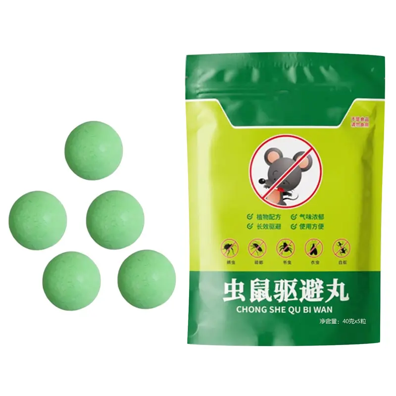 Bóng Máy Đuổi Chuột, Dầu Bạc Hà, Để Đuổi Chuột, Có Sẵn Trong 5 / 10 / 20 Cái, Được Làm Bằng Chiết Xuất Bạc Hà, Thích Hợp Để Kiểm Soát Chuột, Đuổi Chuột 6