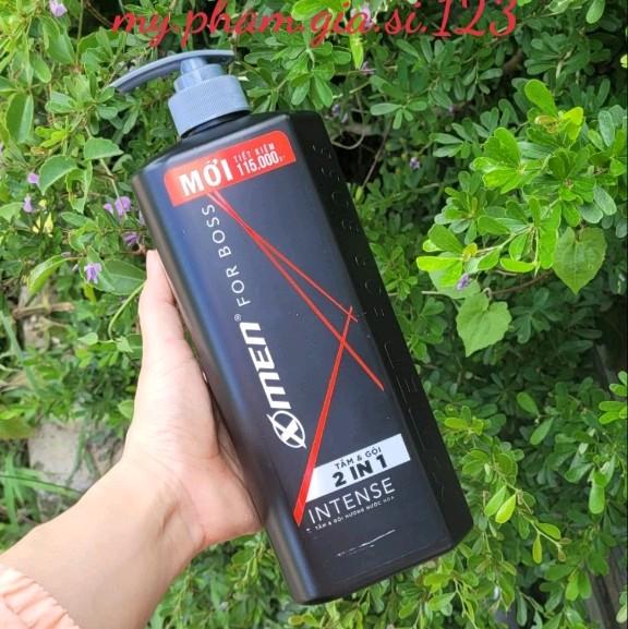 [SIZE LỚN] Tắm Gội Xmen For Boss Intense Hương Trầm Nội Lực 850g