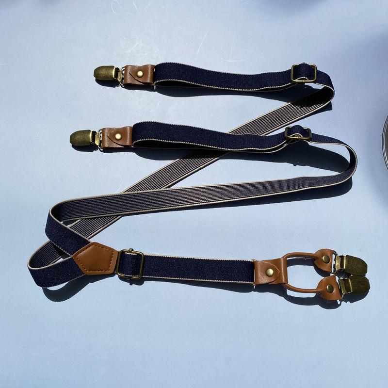 Product Introduction of Dây Đeo Vai Loại Y Cho Nam, Dây Đeo Kẹp, Retro, Dây Đeo Mới, Quần Dây Treo Có Thể Điều Chỉnh Kiểu Anh, Co Giãn Chống Sốc 9