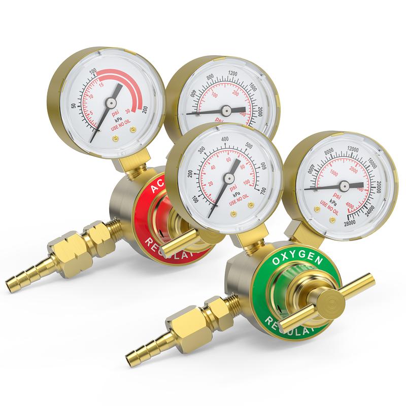 Paire De Détendeurs à Souder Oxygène/acétylène - Neufs, Connexions CGA540 Et CGA200, Garantie à Vie Sparkwhiz