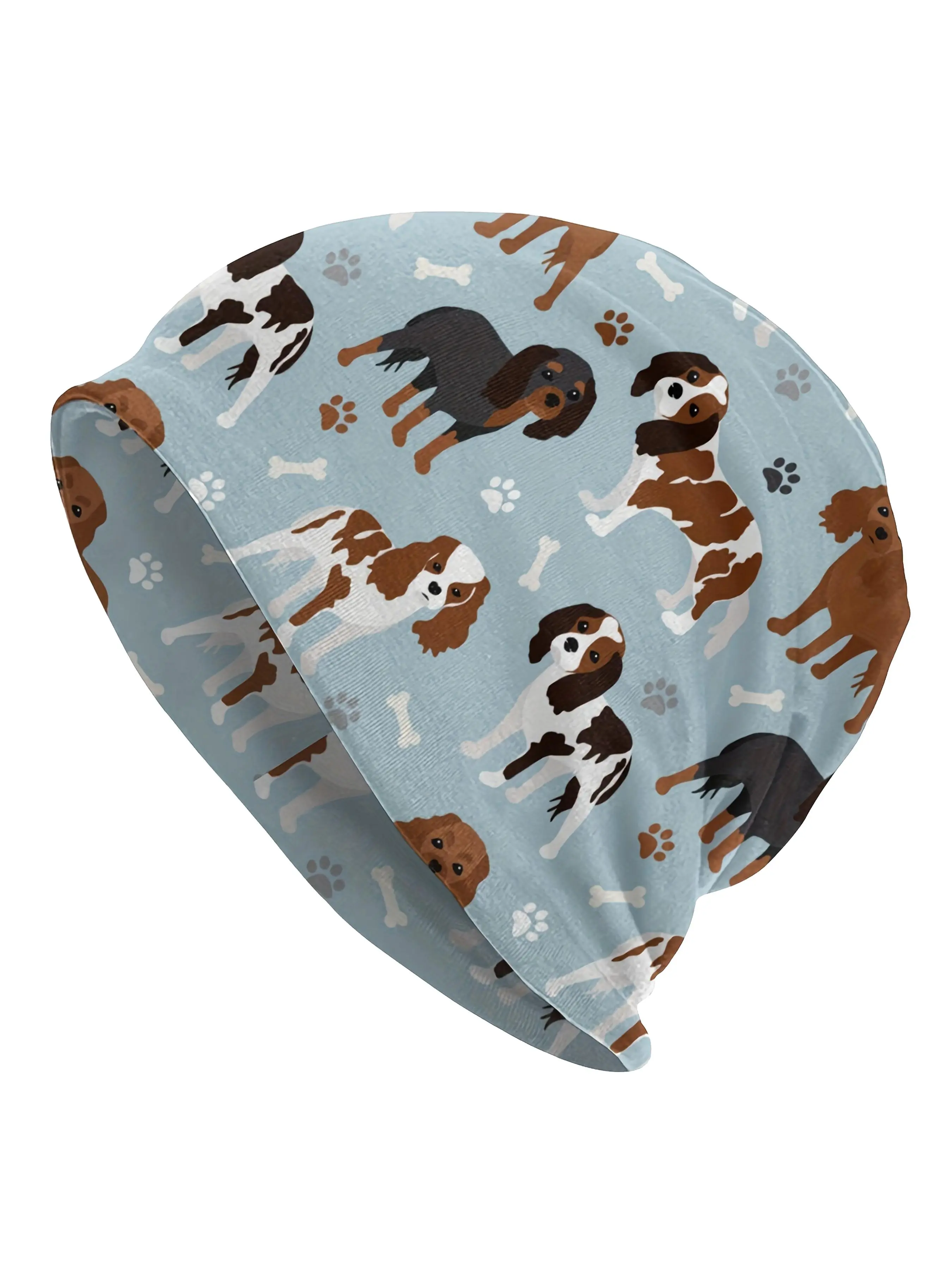 Cute Dog Pattern Hat, Casual Street Style Hat for Men & Women, Fashion Accessories for Daily Wear