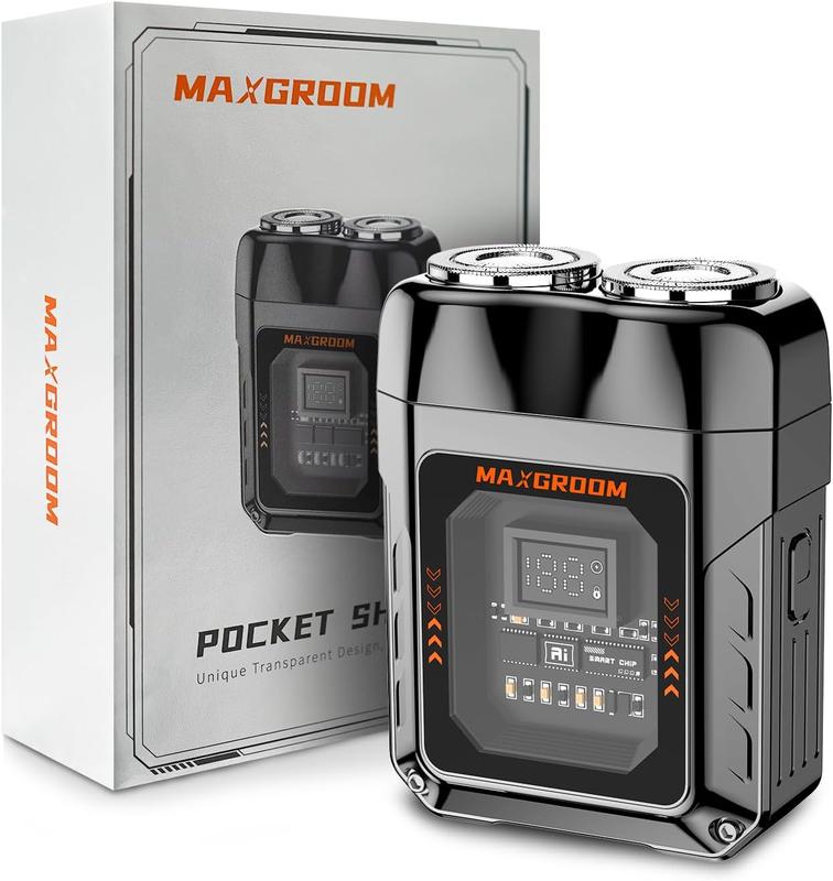 MAXGROOM-A1 Máy Cạo Râu Mini Nam Điện 2024 quả và trơn tru, máy cạo râu khô Bảo hành 24 tháng 7