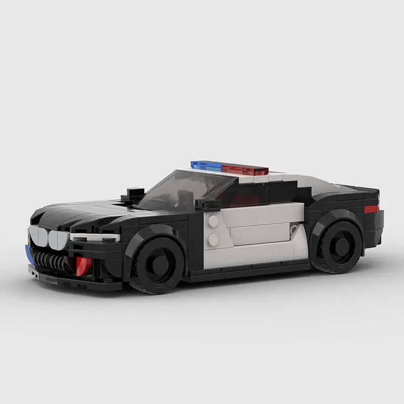 M8 Moc Speed Champions Police Racer Cars City Sports Patrol Wagon Vehicle Building Blocks Creative Garage Toys for Boys Classic