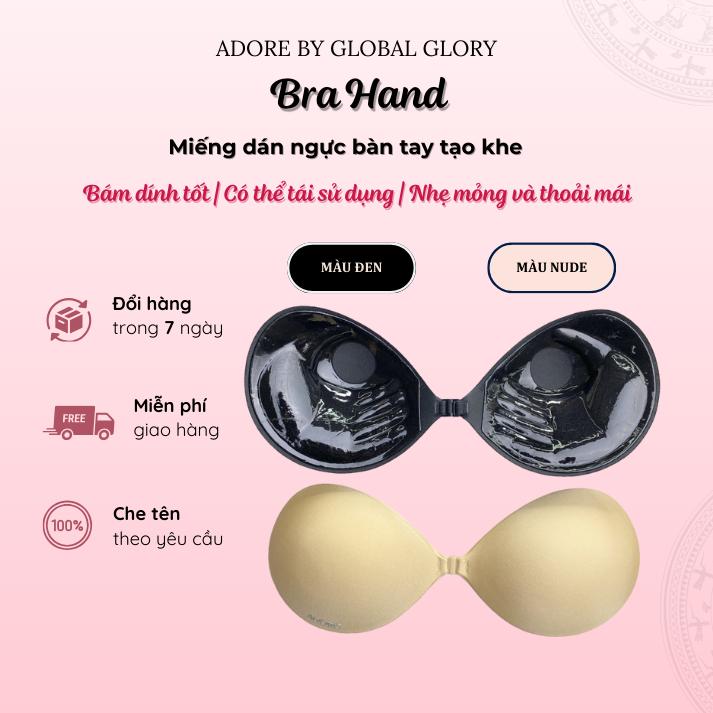 [ DEAL HỜI CHỐT NGAY] Áo Dán ADORE dán Nhũ Hoa Bra Hand nâng, độn và tạo khe. có kèm dây, Dán Ngực Cực Chắc, Dễ Dàng Sử Dụng Nữ Cotton