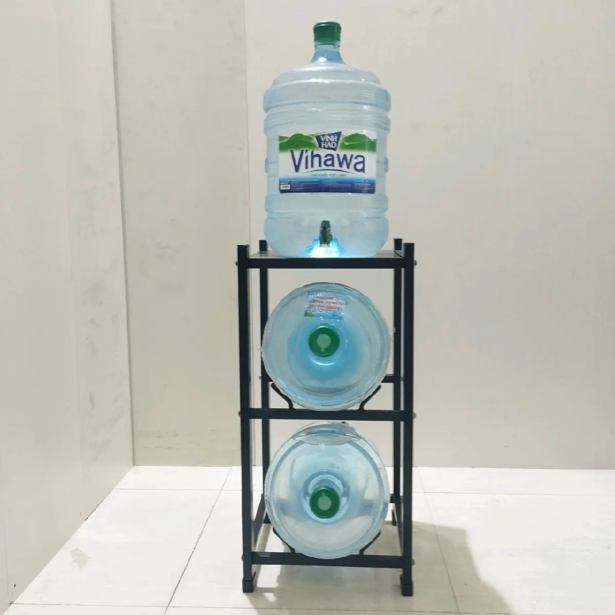 kệ bình nước lọc 20lit 3 tầng lắp ráp có mâm