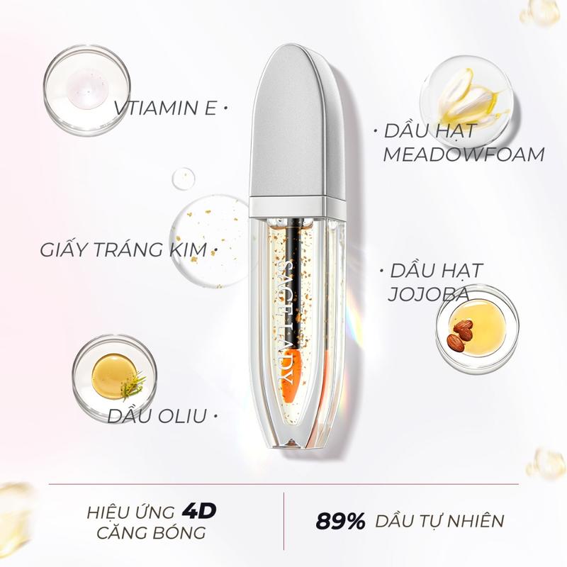 Son Dưỡng Môi, SACE LADY, Lâu Trôi, Không Thấm Nước, Đổi Màu, Trang Điểm Cho Môi Mỹ Phẩm Cosmetic 3